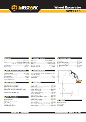 Mobilbagger Sinoway SWEL210