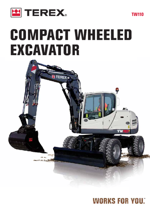 Mobilbagger Terex TW 110