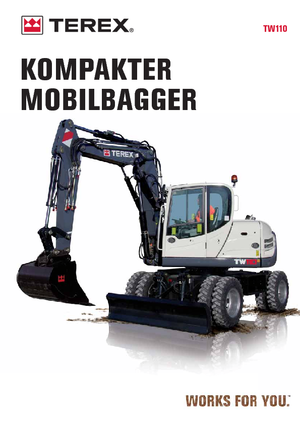 Mobilbagger Terex TW 110