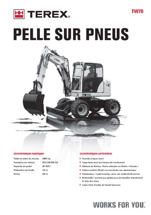 Mobilbagger Terex TW 70