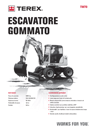Mobilbagger Terex TW 70