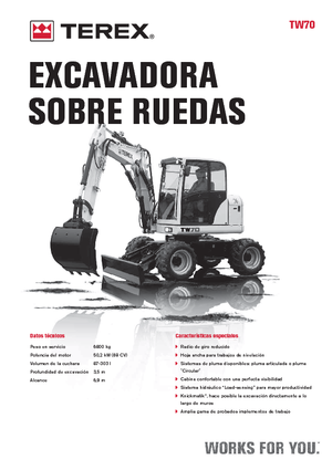 Mobilbagger Terex TW 70