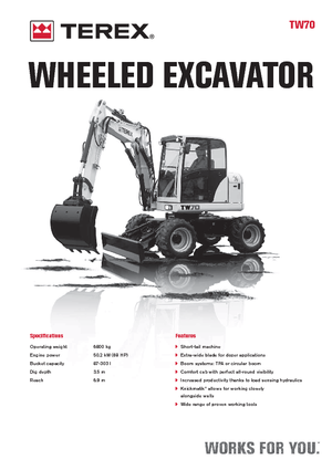 Mobilbagger Terex TW 70