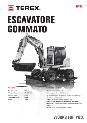Mobilbagger Terex TW 85