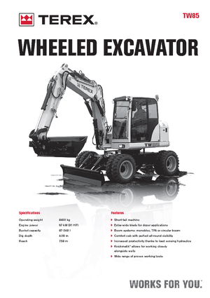 Mobilbagger Terex TW 85