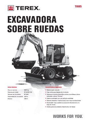 Mobilbagger Terex TW 85
