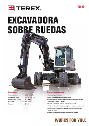 Mobilbagger Terex TW 85