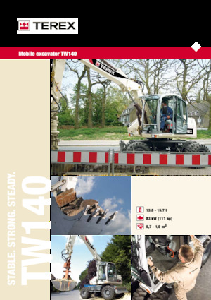 Mobilbagger Terex TW140