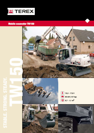 Mobilbagger Terex TW150