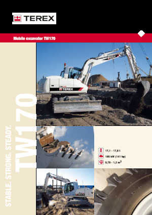 Mobilbagger Terex TW170