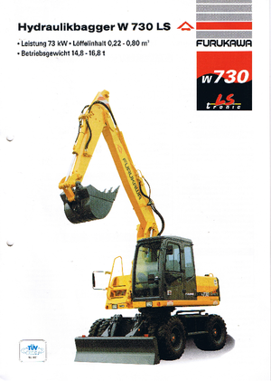 Mobilbagger Furukawa W 730 LS-tronic