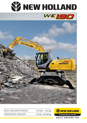 Mobilbagger New Holland WE 190