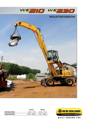 Mobilbagger New Holland WE210