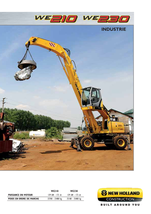 Mobilbagger New Holland WE210