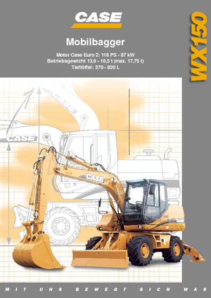 Mobilbagger Case WX 150