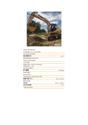 Mobilbagger Case WX 165