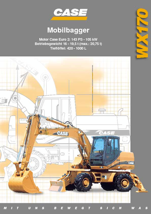 Mobilbagger Case WX 170