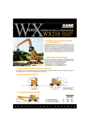 Mobilbagger Case WX 210