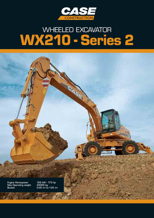 Mobilbagger Case WX 210 S-3