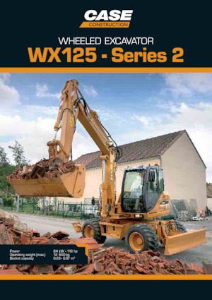 Mobilbagger Case WX125 S-2