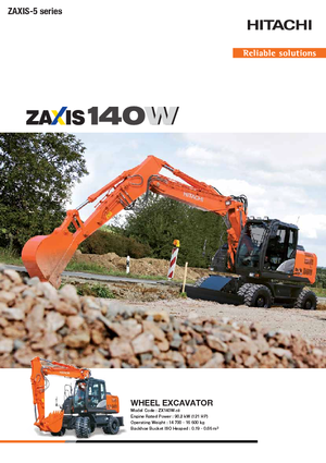 Mobilbagger Hitachi ZX 140 W 5
