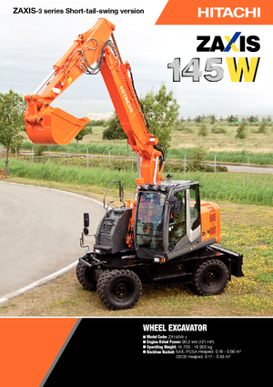 Mobilbagger Hitachi ZX 145 W 3
