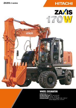 Mobilbagger Hitachi ZX 170 W-3