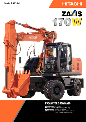 Mobilbagger Hitachi ZX 170 W-3