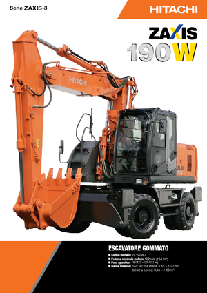 Mobilbagger Hitachi ZX 190 W 3