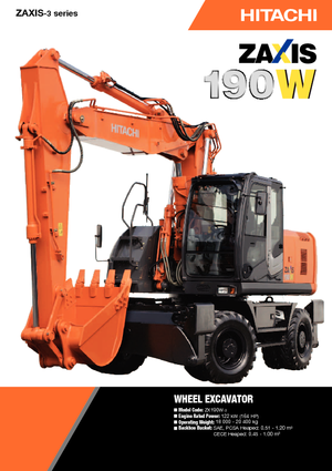 Mobilbagger Hitachi ZX 190 W 3