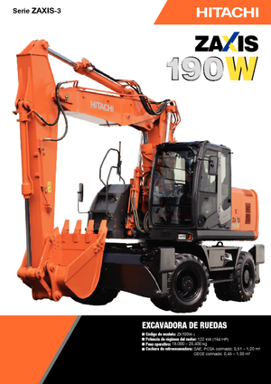 Mobilbagger Hitachi ZX 190 W 3