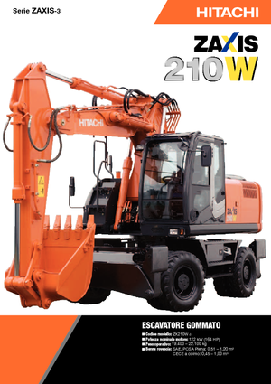 Raupenbagger Hitachi ZX 210 W 3