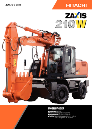 Raupenbagger Hitachi ZX 210 W 3