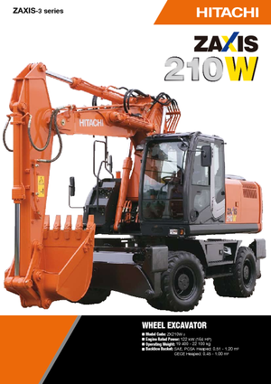 Raupenbagger Hitachi ZX 210 W 3