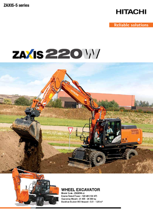 Raupenbagger Hitachi ZX220W-5B
