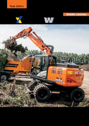 Mobilbagger Hitachi ZX140W-6