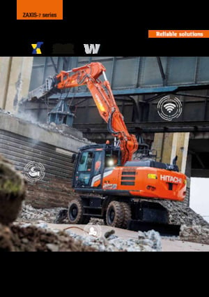 Mobilbagger Hitachi ZX220W-7