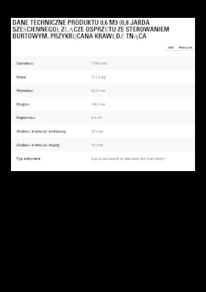 Laderschaufel Caterpillar 0.6 m3