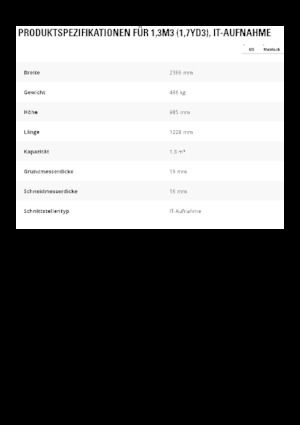 Laderschaufel Caterpillar 1,3 m3