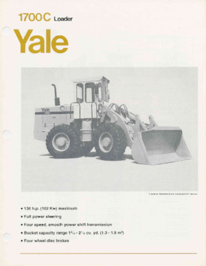 Radlader Yale 1700C