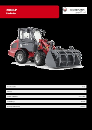 Radlader Weidemann 2080 LP 