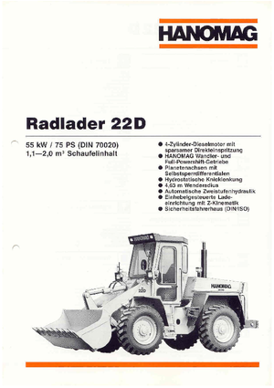 Radlader Hanomag 22 D