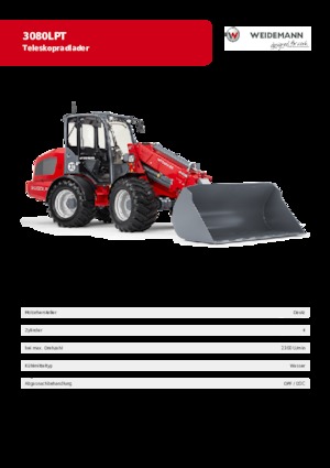 Radlader Weidemann 3080 LP T 