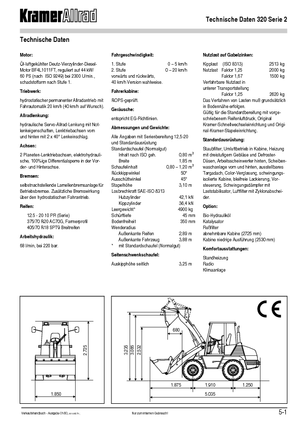 Radlader Kramer 320 Serie 2