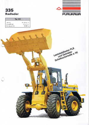 Radlader Furukawa 335