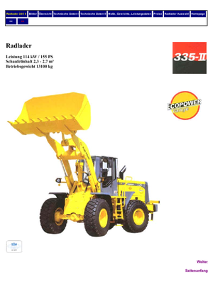 Radlader Furukawa 335 II