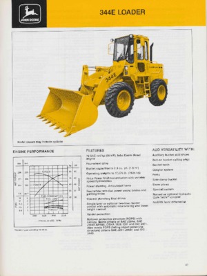 Radlader John Deere Construction 344 E