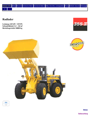 Radlader Furukawa 355 II