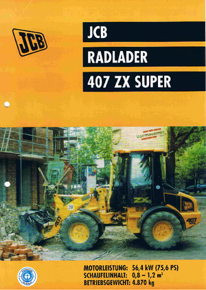 Radlader JCB 407 ZX Super