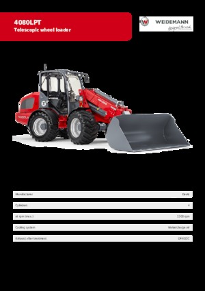 Radlader Weidemann 4080 LP T 